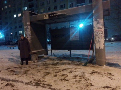 «В Калининском районе началась борьба со снегом» 