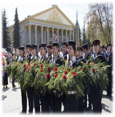 Празднование Дня Победы в Калининском районе