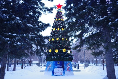 Главная районная елка и ледовый городок открылись в Павловском сквере