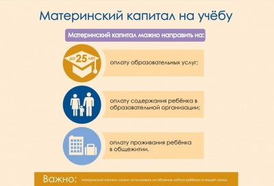 800 миллионов  из средств МСК на образование детей