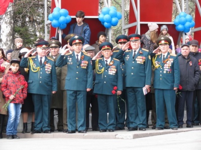 Праздничный митинг посвященный Дню Победы